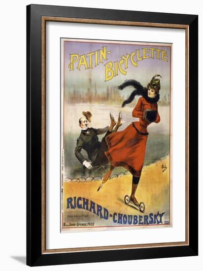 Patin Bicyclette-null-Framed Giclee Print