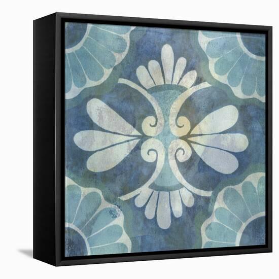 Patinaed Tile II-Naomi McCavitt-Framed Stretched Canvas