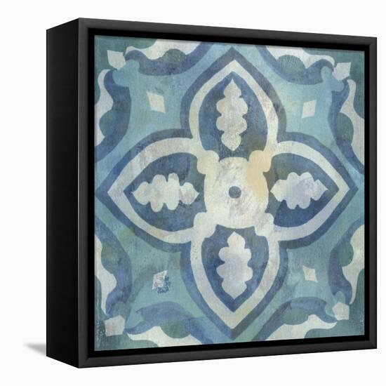 Patinaed Tile IV-Naomi McCavitt-Framed Stretched Canvas