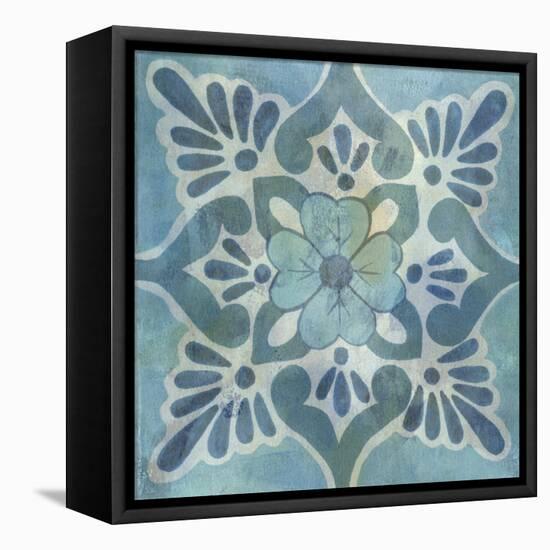 Patinaed Tile VI-Naomi McCavitt-Framed Stretched Canvas
