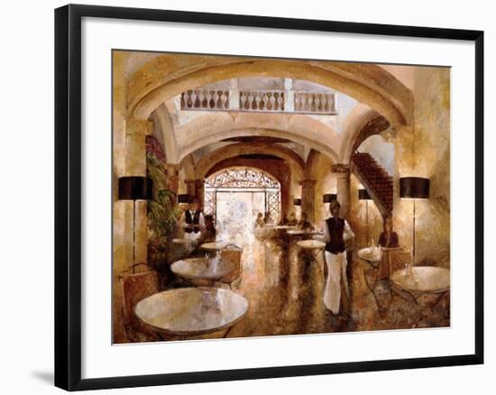 Patio Cappucino-Noemi Martin-Framed Giclee Print