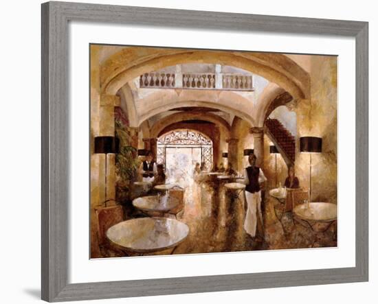 Patio Cappucino-Noemi Martin-Framed Giclee Print