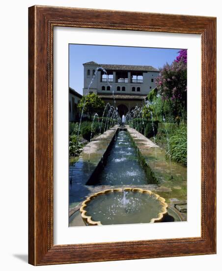 Patio De La Azequia of the Generalife Palace of the Alhambra-Ian Aitken-Framed Photographic Print