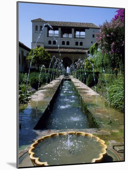 Patio De La Azequia of the Generalife Palace of the Alhambra-Ian Aitken-Mounted Photographic Print