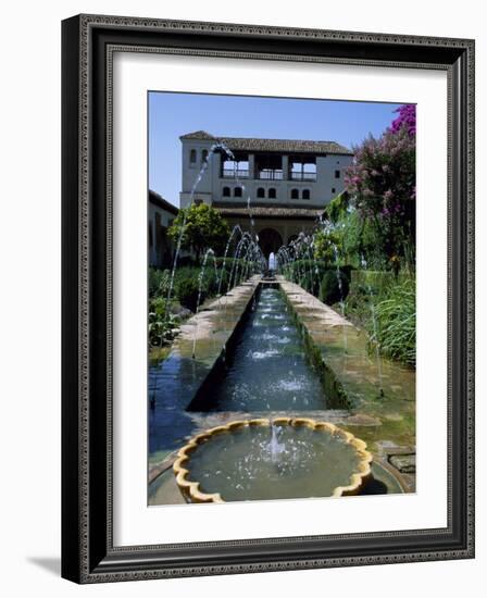 Patio De La Azequia of the Generalife Palace of the Alhambra-Ian Aitken-Framed Photographic Print