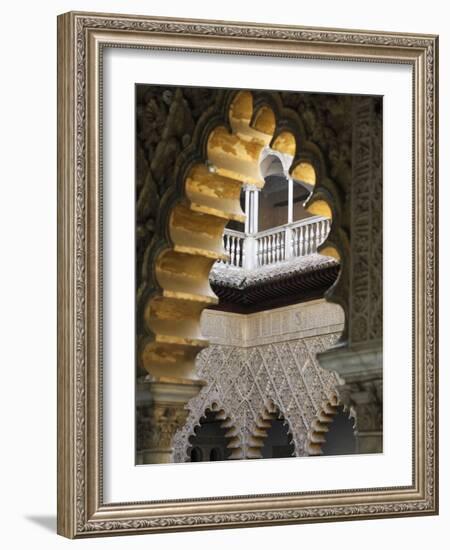 Patio De Las Doncellas, Real Alcazar, UNESCO World Heritage Site, Seville, Andalucia, Spain, Europe-Godong-Framed Photographic Print