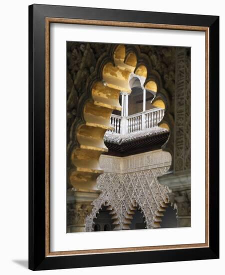 Patio De Las Doncellas, Real Alcazar, UNESCO World Heritage Site, Seville, Andalucia, Spain, Europe-Godong-Framed Photographic Print