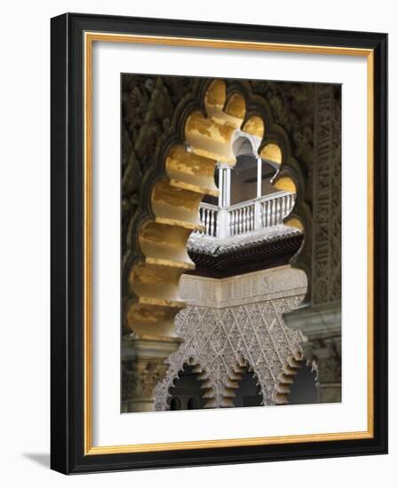 Patio De Las Doncellas, Real Alcazar, UNESCO World Heritage Site, Seville, Andalucia, Spain, Europe-Godong-Framed Photographic Print