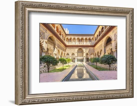 Patio de las Doncellas (The Courtyard of the Maidens), Real Alcazar (Royal Palace), Seville, Spain-Neale Clark-Framed Photographic Print