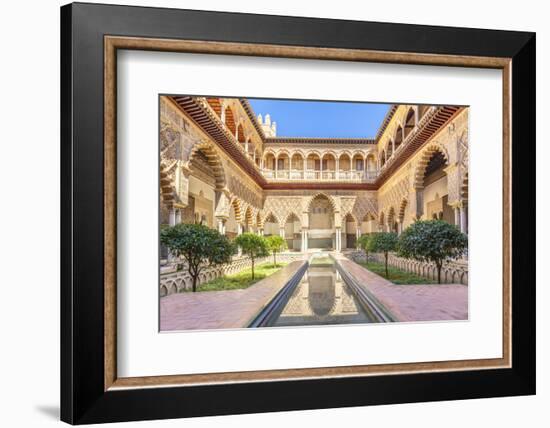 Patio de las Doncellas (The Courtyard of the Maidens), Real Alcazar (Royal Palace), Seville, Spain-Neale Clark-Framed Photographic Print