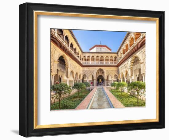 Patio de las Doncellas (The Courtyard of the Maidens), Real Alcazar (Royal Palace), Seville, Spain-Neale Clark-Framed Photographic Print