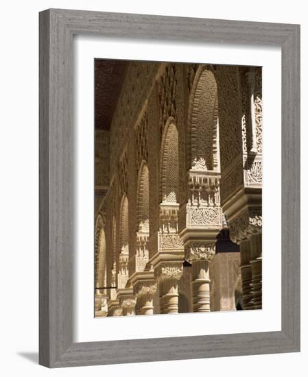 Patio De Los Leones, Palacio Nazaries, Alhambra, Granada, Andalucia, Spain-Tomlinson Ruth-Framed Photographic Print