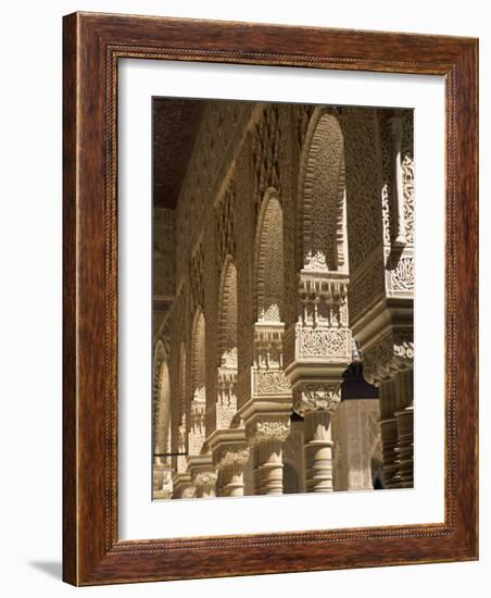 Patio De Los Leones, Palacio Nazaries, Alhambra, Granada, Andalucia, Spain-Tomlinson Ruth-Framed Photographic Print