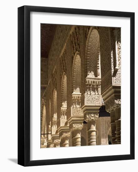 Patio De Los Leones, Palacio Nazaries, Alhambra, Granada, Andalucia, Spain-Tomlinson Ruth-Framed Photographic Print