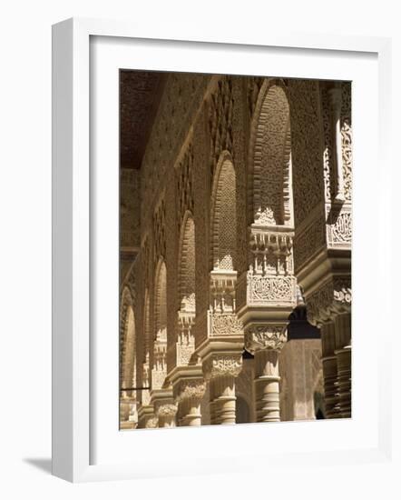 Patio De Los Leones, Palacio Nazaries, Alhambra, Granada, Andalucia, Spain-Tomlinson Ruth-Framed Photographic Print