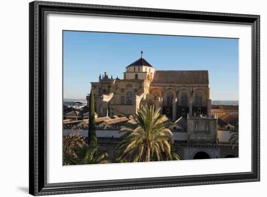 Patio De Los Naranjos and the Mezquita Cathedral Seen from its Bell Tower-Carlo Morucchio-Framed Photographic Print