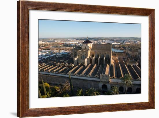 Patio De Los Naranjos and the Mezquita Cathedral Seen from its Bell Tower-Carlo Morucchio-Framed Photographic Print