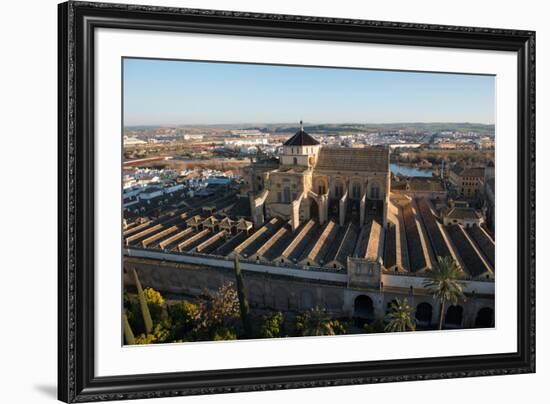 Patio De Los Naranjos and the Mezquita Cathedral Seen from its Bell Tower-Carlo Morucchio-Framed Photographic Print