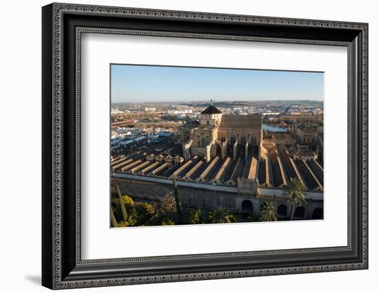 Patio De Los Naranjos and the Mezquita Cathedral Seen from its Bell Tower-Carlo Morucchio-Framed Photographic Print