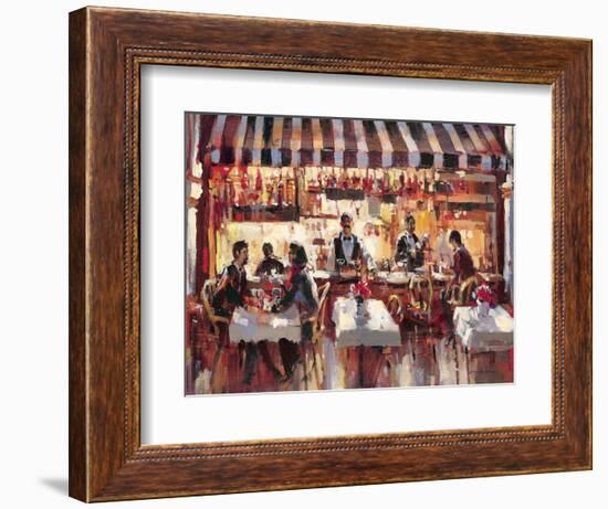 Patio Dining-Brent Heighton-Framed Art Print