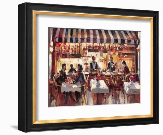 Patio Dining-Brent Heighton-Framed Art Print