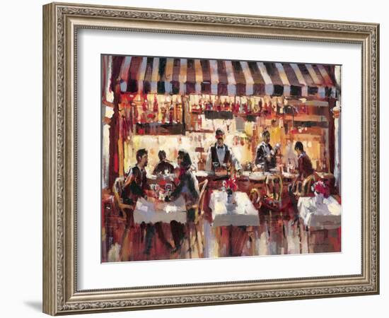 Patio Dining-Brent Heighton-Framed Art Print