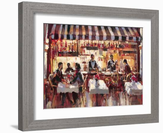 Patio Dining-Brent Heighton-Framed Art Print