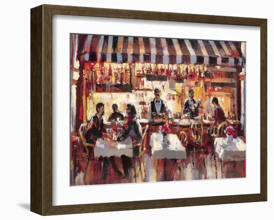 Patio Dining-Brent Heighton-Framed Art Print