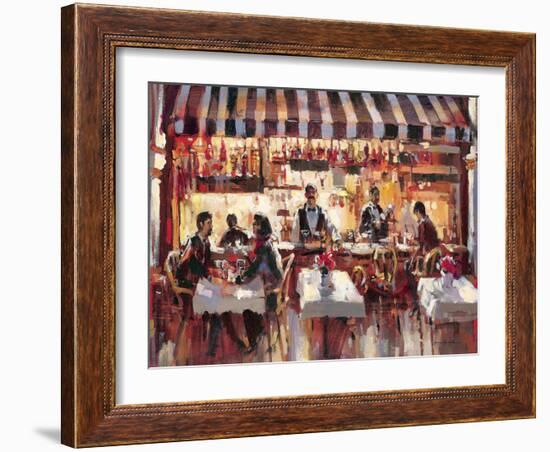 Patio Dining-Brent Heighton-Framed Art Print