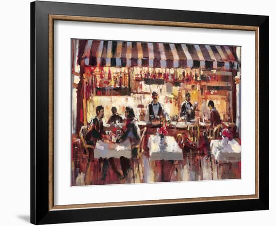 Patio Dining-Brent Heighton-Framed Art Print