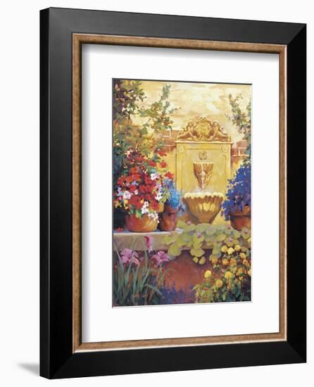 Patio Fountain-Hawley-Framed Giclee Print