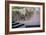 Patio Garden at Basement Level Showing a Raised Bed Planted with Brunnera London-Pedro Silmon-Framed Photo