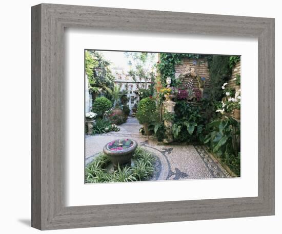 Patio in Private House During Annual Patio Competition, Cordoba, Andalucia, Spain-Rob Cousins-Framed Photographic Print