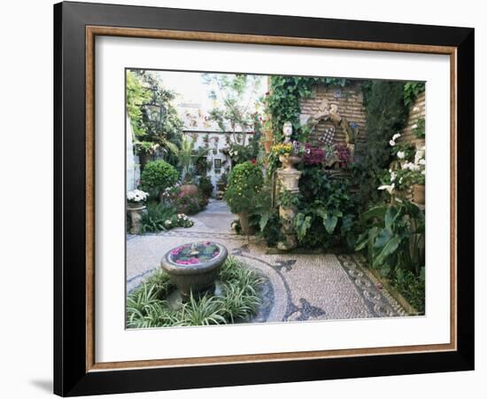 Patio in Private House During Annual Patio Competition, Cordoba, Andalucia, Spain-Rob Cousins-Framed Photographic Print