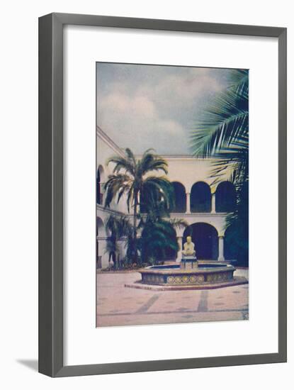 'Patio of the House of Hospitality', c1935-Unknown-Framed Giclee Print