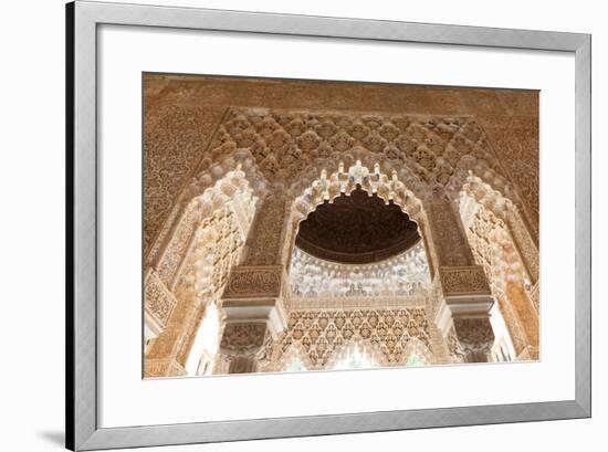 Patio of the Lions Roof Detail from the Alhambra-Lotsostock-Framed Photographic Print