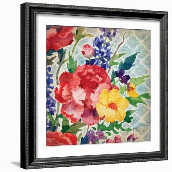 Patio Peony V-Paul Brent-Framed Art Print