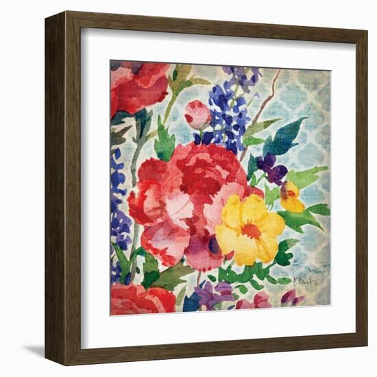 Patio Peony V-Paul Brent-Framed Art Print