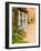 Patio Table at Viansa Winery, Sonoma Valley, California, USA-Julie Eggers-Framed Photographic Print