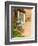 Patio Table at Viansa Winery, Sonoma Valley, California, USA-Julie Eggers-Framed Photographic Print