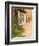 Patio Table at Viansa Winery, Sonoma Valley, California, USA-Julie Eggers-Framed Photographic Print