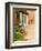 Patio Table at Viansa Winery, Sonoma Valley, California, USA-Julie Eggers-Framed Photographic Print