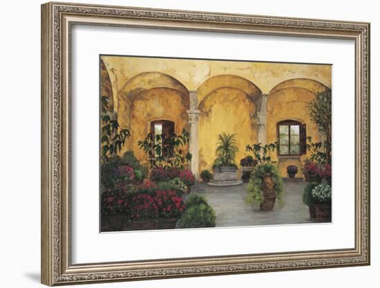 Patio Villa Toscana-Montserrat Masdeu-Framed Giclee Print