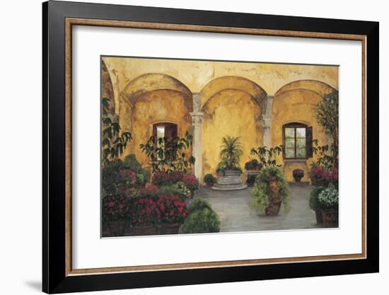 Patio Villa Toscana-Montserrat Masdeu-Framed Giclee Print