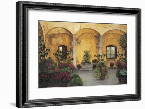 Patio Villa Toscana-Montserrat Masdeu-Framed Giclee Print