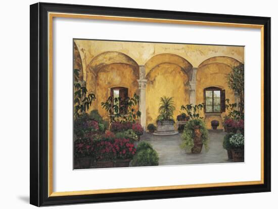 Patio Villa Toscana-Montserrat Masdeu-Framed Giclee Print