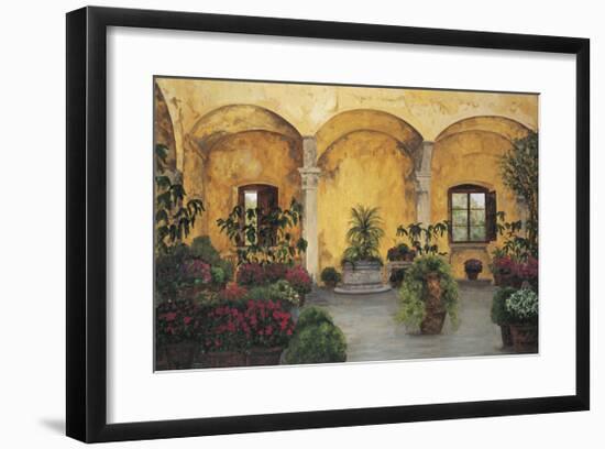 Patio Villa Toscana-Montserrat Masdeu-Framed Giclee Print