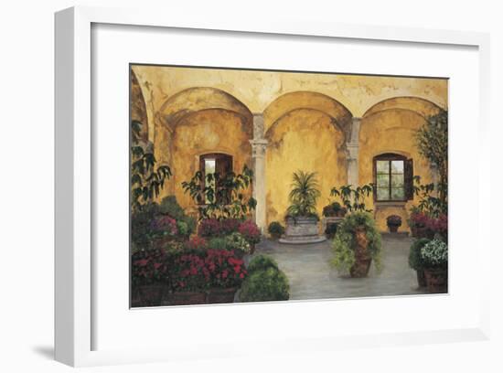 Patio Villa Toscana-Montserrat Masdeu-Framed Giclee Print