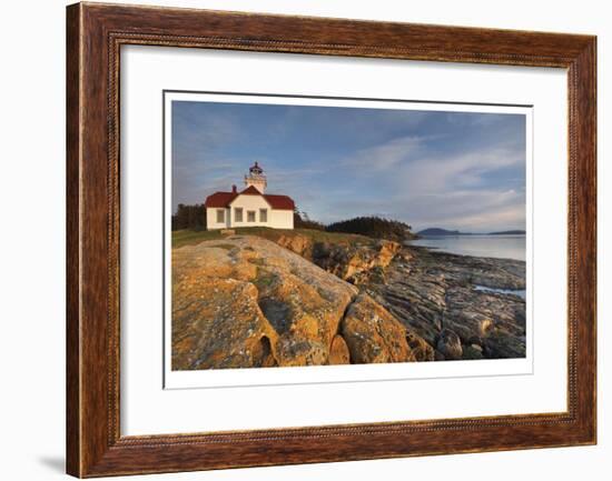 Patos Island Lighthouse II-Donald Paulson-Framed Giclee Print
