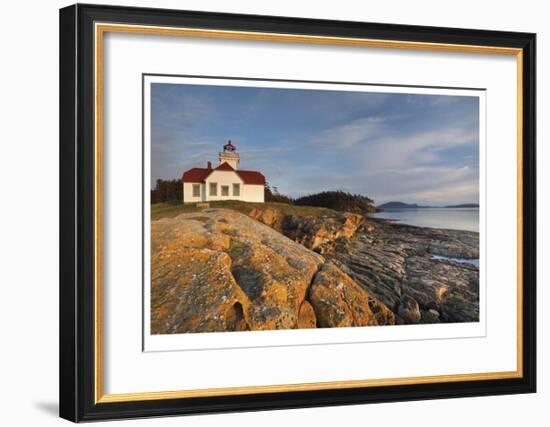 Patos Island Lighthouse II-Donald Paulson-Framed Giclee Print